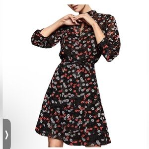 REISS Dress Floral Size Medium